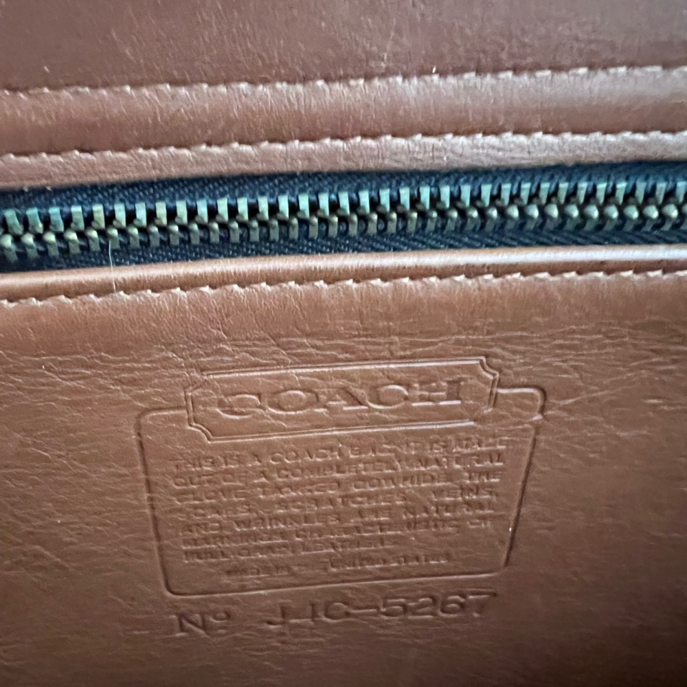 COACH unisex Vintage Briefcase Brown Leather - Picture 7 of 8